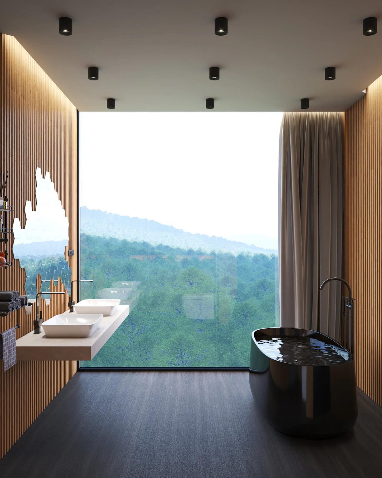Bathroom with a View